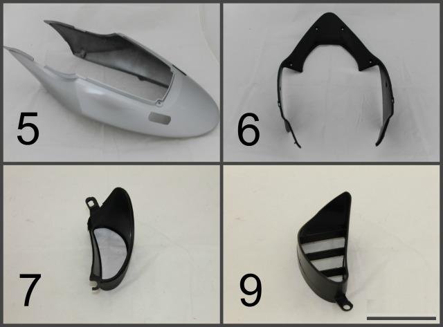 Пластик на honda CBR600F4 1999-2000