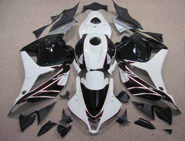 Комплект пластика Honda CBR 600 RR 09-12 Черно-Бел