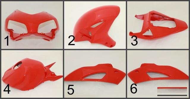 Пластик на honda CBR1000RR 2004-2005