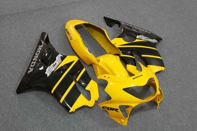 Комплект пластика Honda CBR 600 F4 99-00 Желт-черн