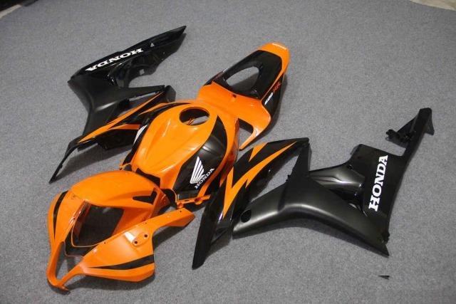 Комплект пластика Honda CBR 600 RR 07-08 Оранж-чер