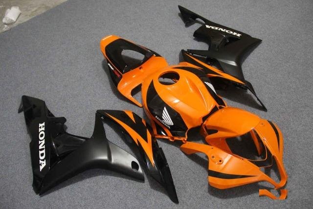 Комплект пластика Honda CBR 600 RR 07-08 Оранж-чер