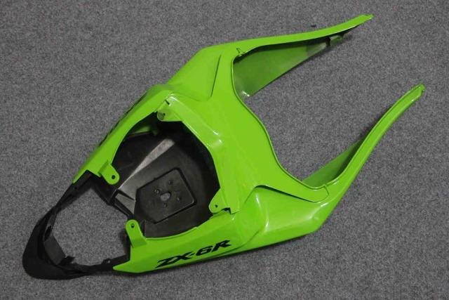 Комплект пластика Kawasaki ZX-6R 09-12 Зелен-Черны
