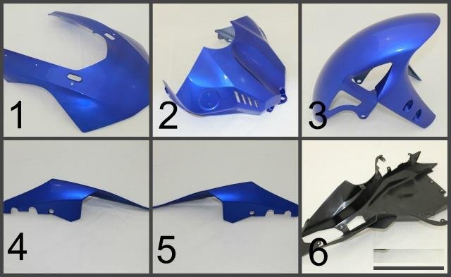 Пластик на yamaha YZF-R1 2015-2017