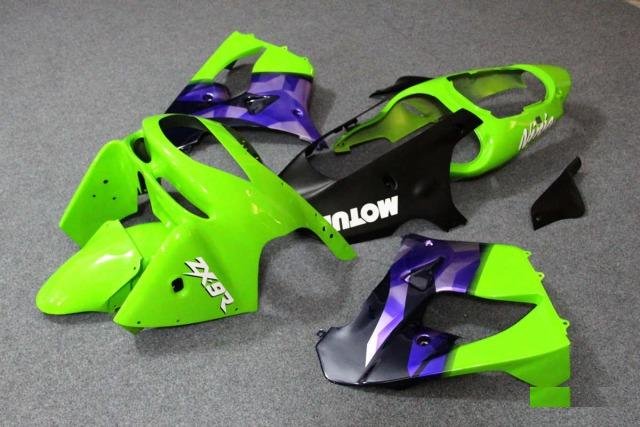 Комплект пластика Kawasaki ZX-9R 98-99 Зеленый