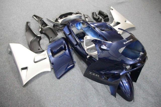 Комплект пластика Kawasaki ZZR400/600 93-07 Сине-С