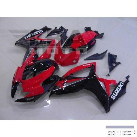 Комплект пластика на GSX-R750 600 06-07 Красно-Чер
