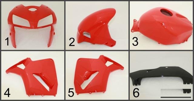 Пластик на honda CBR600RR 2005-2006
