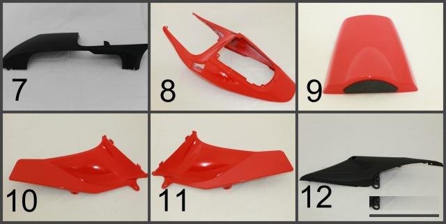 Пластик на honda CBR600RR 2005-2006