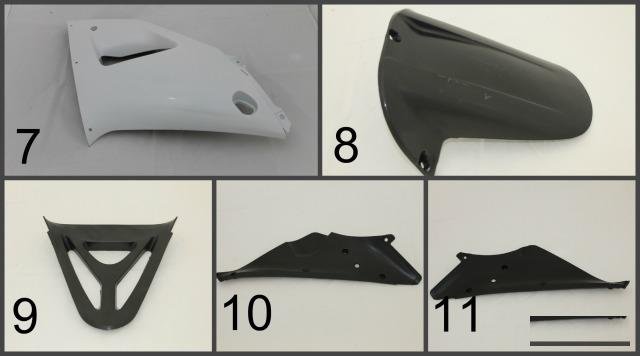 Пластик на yamaha YZF-R1 1998-1999