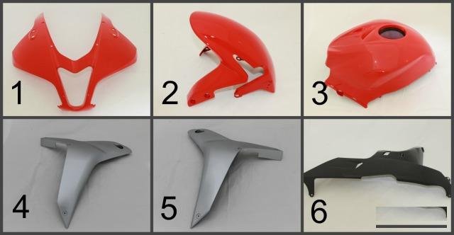 Пластик на honda CBR600RR 2007-2008