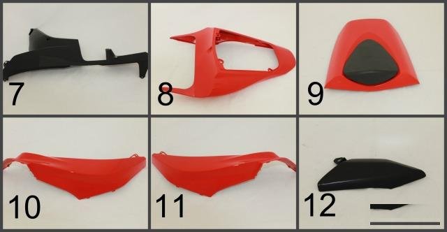 Пластик на honda CBR600RR 2007-2008