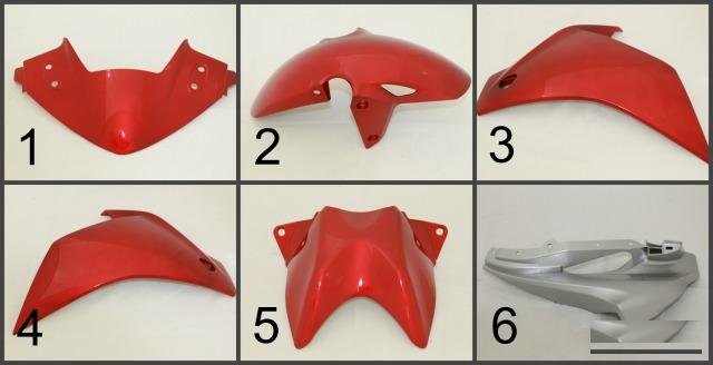 Пластик на honda CBR250 2011-2014
