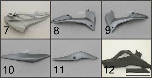 Пластик на honda CBR250 2011-2014