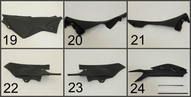 Пластик на honda CBR250 2011-2014