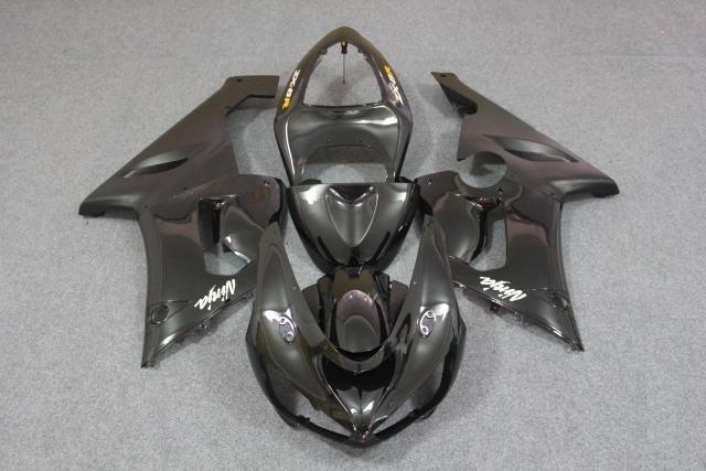 Комплект пластика Kawasaki ZX-6R 05-06 Черный