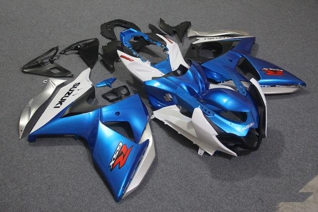 Комплект пластика Suzuki GSX-R1000 09-15 Сине-Белы