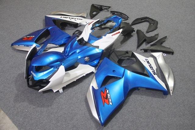 Комплект пластика Suzuki GSX-R1000 09-15 Сине-Белы