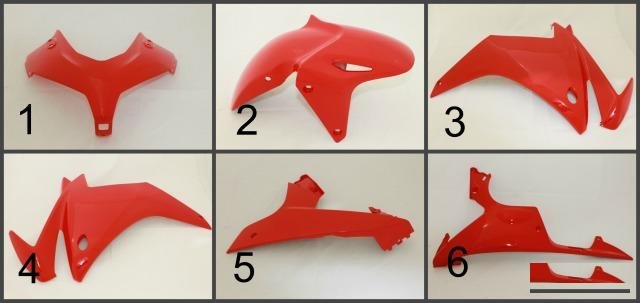 Пластик на honda CBR500 CBR400 2013-2015