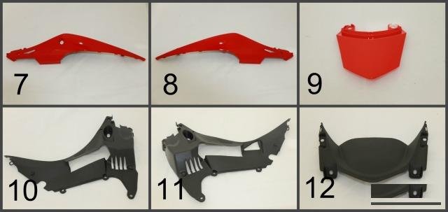 Пластик на honda CBR500 CBR400 2013-2015