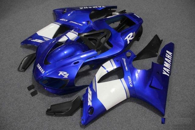 Комплект пластика Yamaha YZF-R1 98-99 Сине-Белый