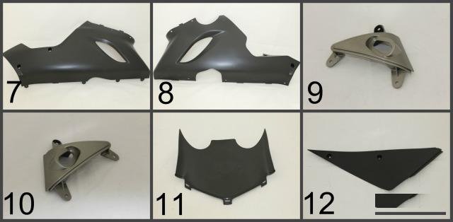 Пластик на kawasaki ZX-6R 2005-2006