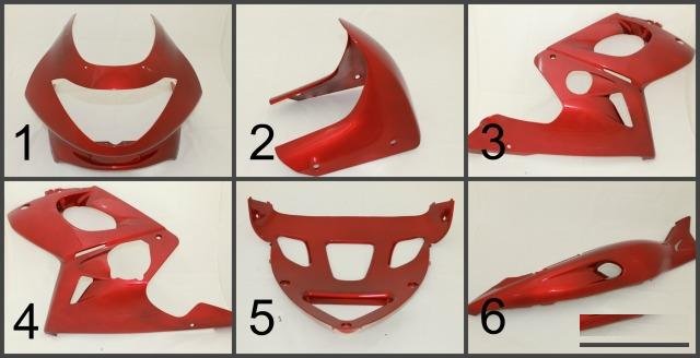 Пластик на yamaha YZF600 Thundercat 1996-2007