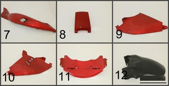Пластик на yamaha YZF600 Thundercat 1996-2007