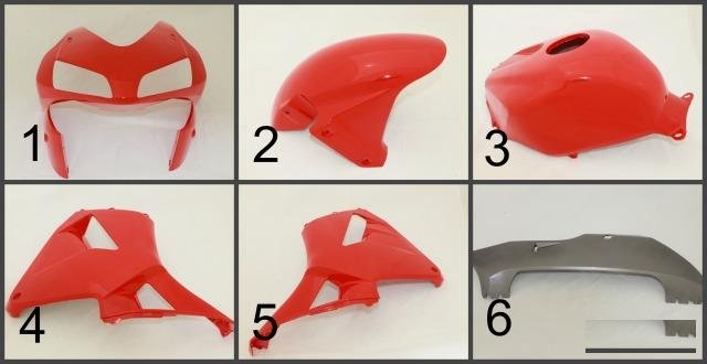 Пластик на honda CBR600RR 2003-2004