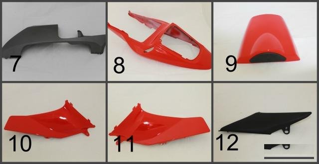 Пластик на honda CBR600RR 2003-2004