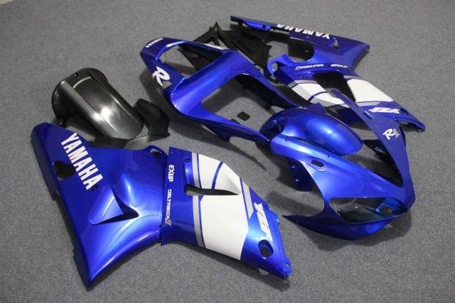 Комплект пластика Yamaha YZF-R1 00-01 Сине-Белый
