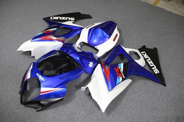 Комплект пластика на GSX-R1000 07-08 Бело-Синий