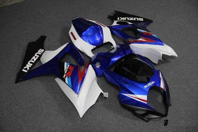 Комплект пластика на GSX-R1000 07-08 Бело-Синий