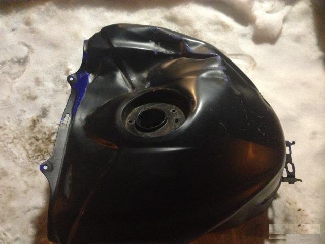 Yamaha R6 2008 09 10 11 12 13 14 15 бак мятый