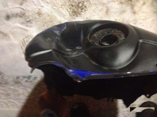 Yamaha R6 2008 09 10 11 12 13 14 15 бак мятый