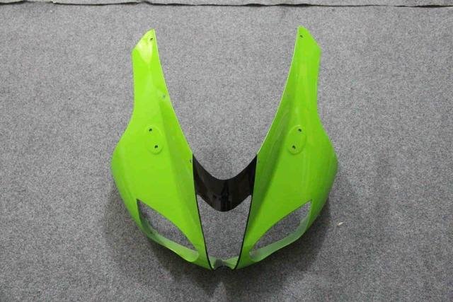 Комплект пластика Kawasaki ZX-6R 07-08 зелено-черн