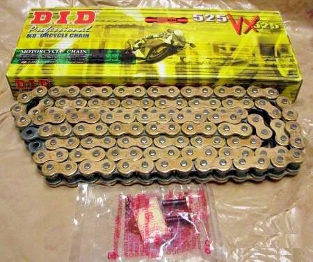 Цепь DID 525VX G&B 124/122/120ZV