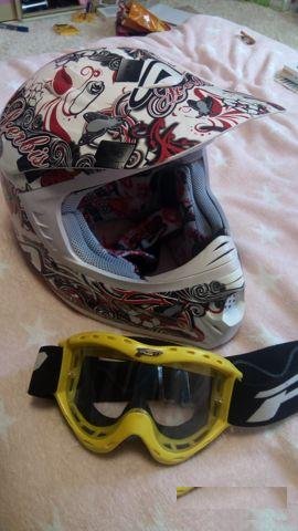 Шлем кроссовый детский Acerbis Graffex S (48-49)