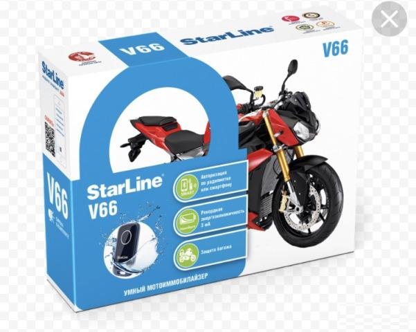Мотосигнализация Starline V66 на BMW R1200GS и др