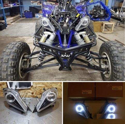 Линзовка фар для Yamaha Raptor 700/YFZ 450/Grizzly