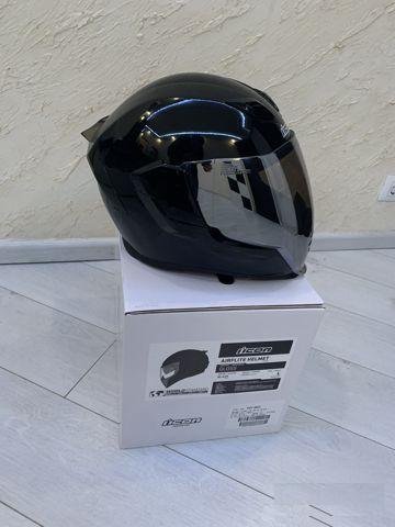 Мотошлем интеграл icon Airflite Gloss Черный