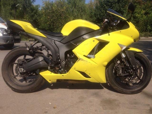 Kawasaki zx6r 07-08 разбор