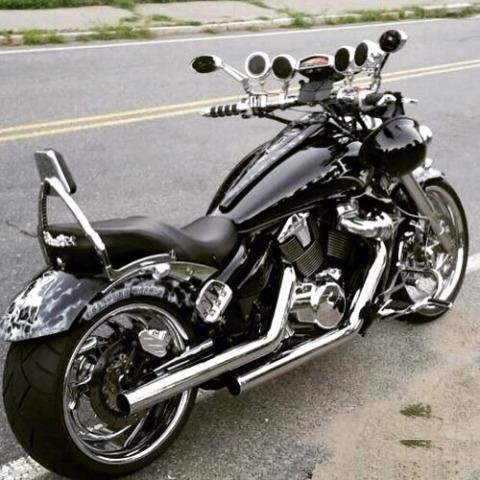 Кастом накладка на бак для suzuki boulevard M109