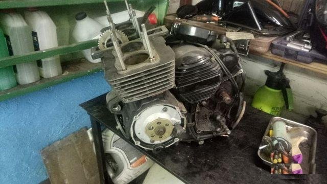 Двигатель Yamaha xjr 400 в разбор