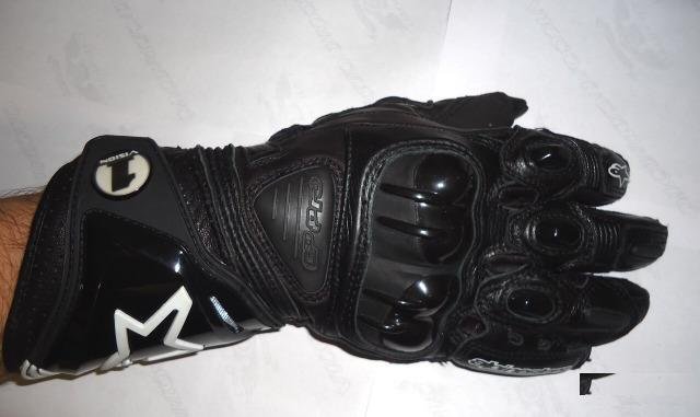 Кожаные перчатки Alpinestars GP Pro чёрные
