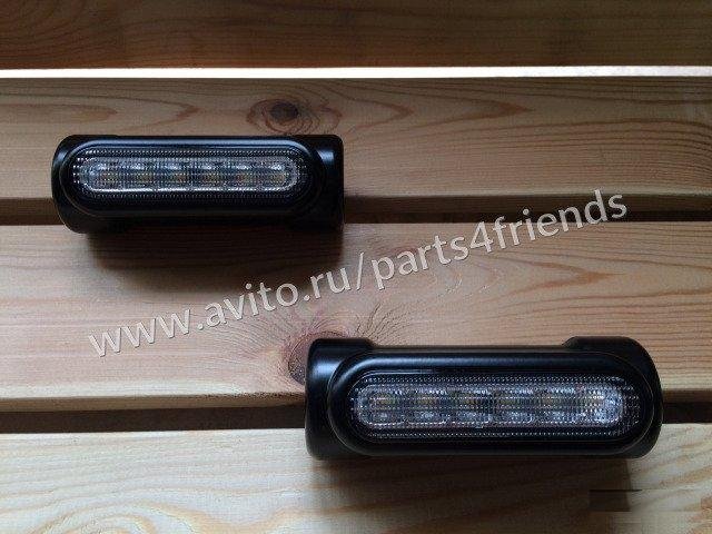 Противотуманные Фары на дуги Harley Davidson black