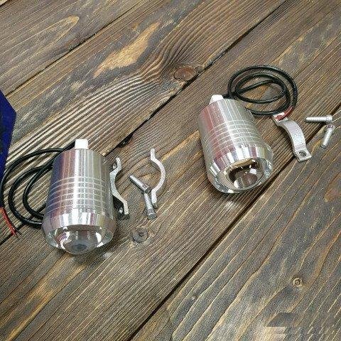 Фары led мотоцикла дополнительные мото на дуги