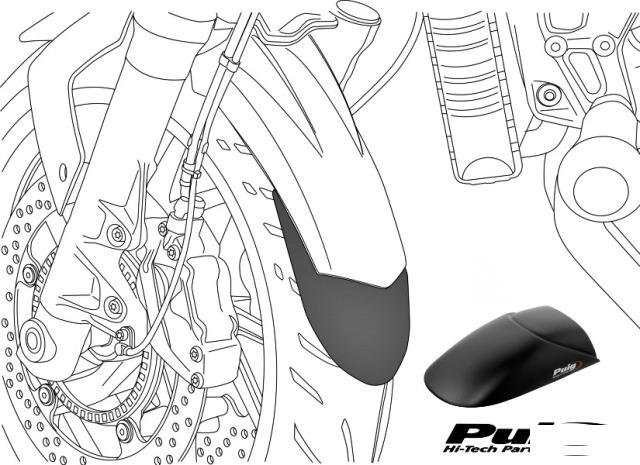 Удлинитель переднего крыла Puig для BMW K1200/1300