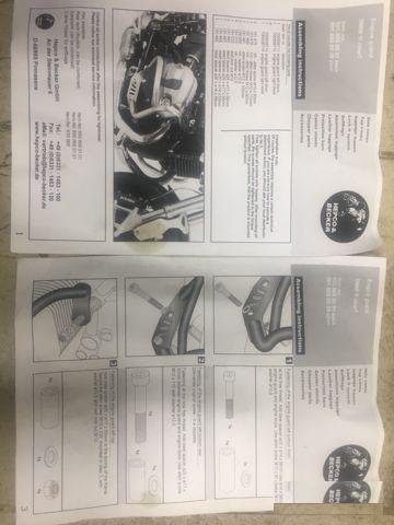 Дуга безопасности bmw r nine t, r 1200 правая