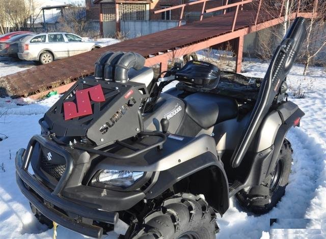Вынос радиатора на Suzuki KingQuad 750